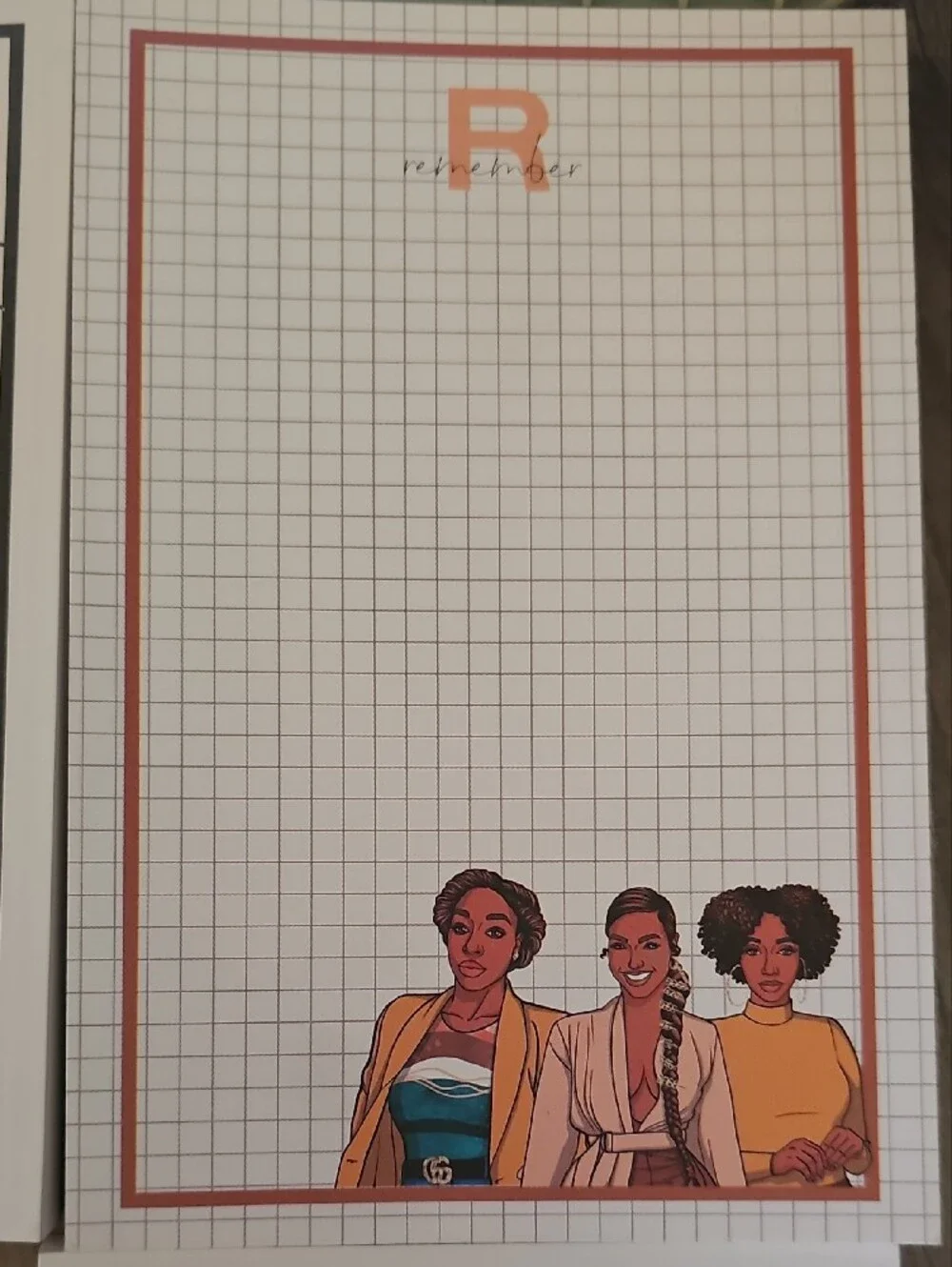 Stylish Illustrated Women Notepad Set — Multi-Color NEW